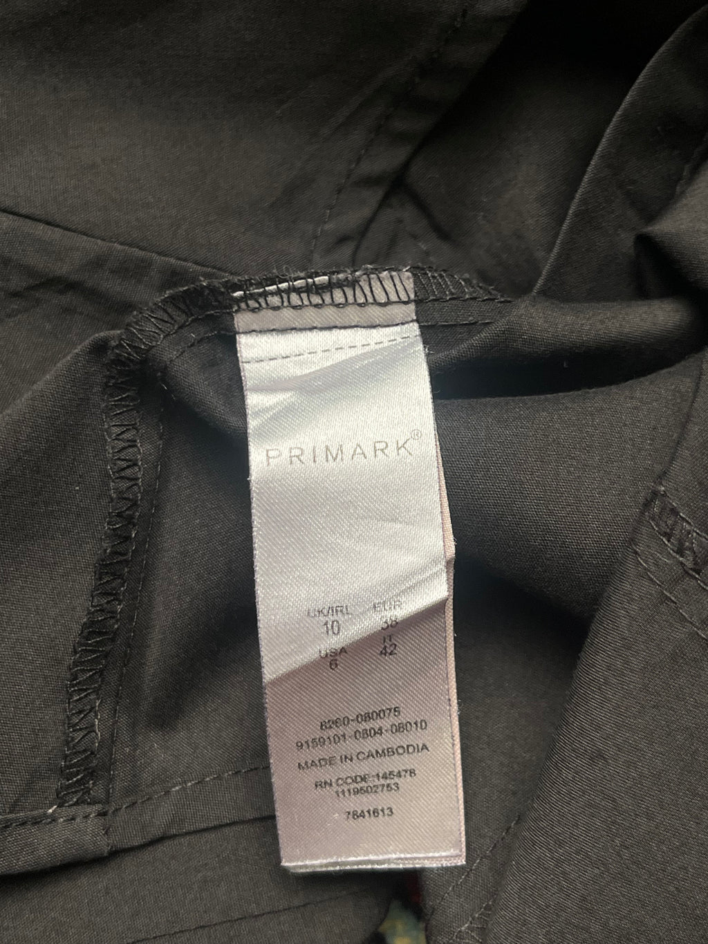 Primark Womens Black FORMAL SHIRT - L