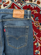 Levi's 511 Slim Fit Paint Splatter Distressed Medium WashED JEANS - 34