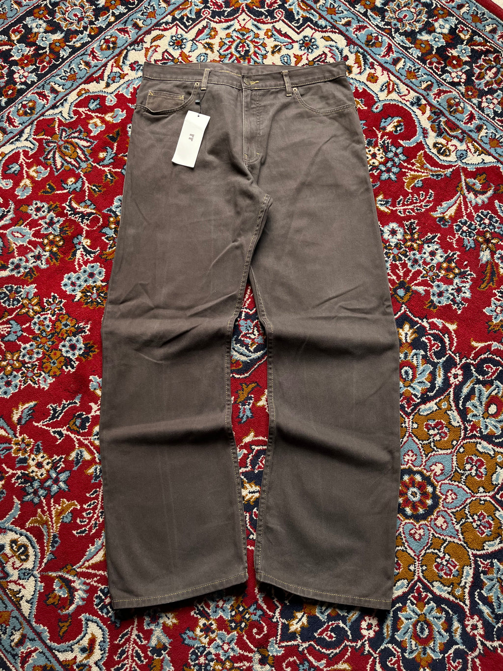 Vintage Marks & Spencer Blue Harbour Brown Straight FIT Jeans - 36