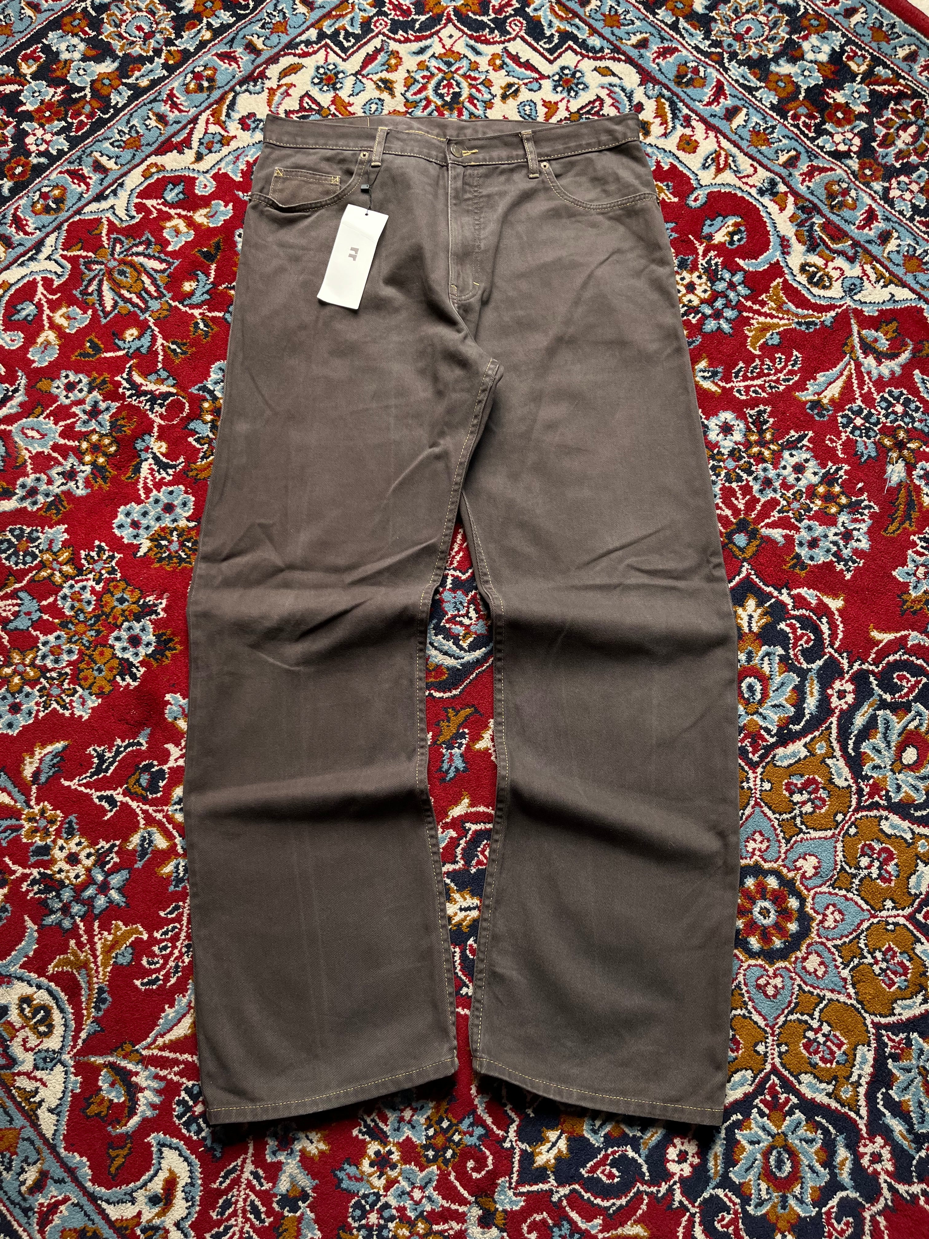 Vintage Marks & Spencer Blue Harbour Brown Straight FIT Jeans - 36