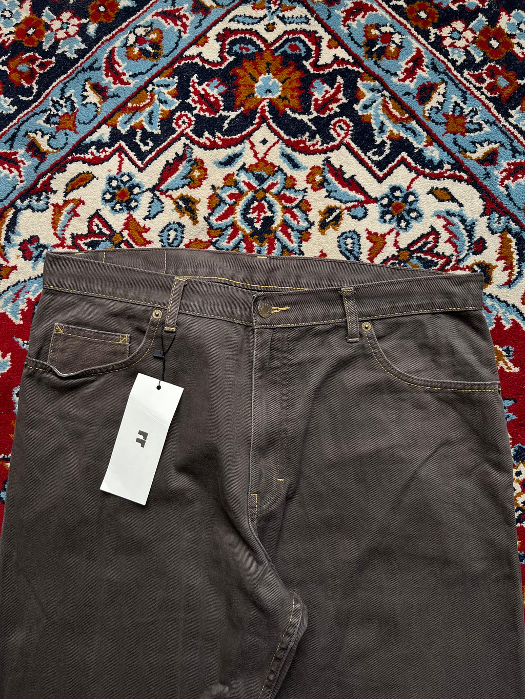 Vintage Marks & Spencer Blue Harbour Brown Straight FIT Jeans - 36