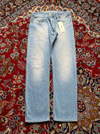 Vintage Jean Paul Distressed Light WashED Straight FIT JEANS - 34