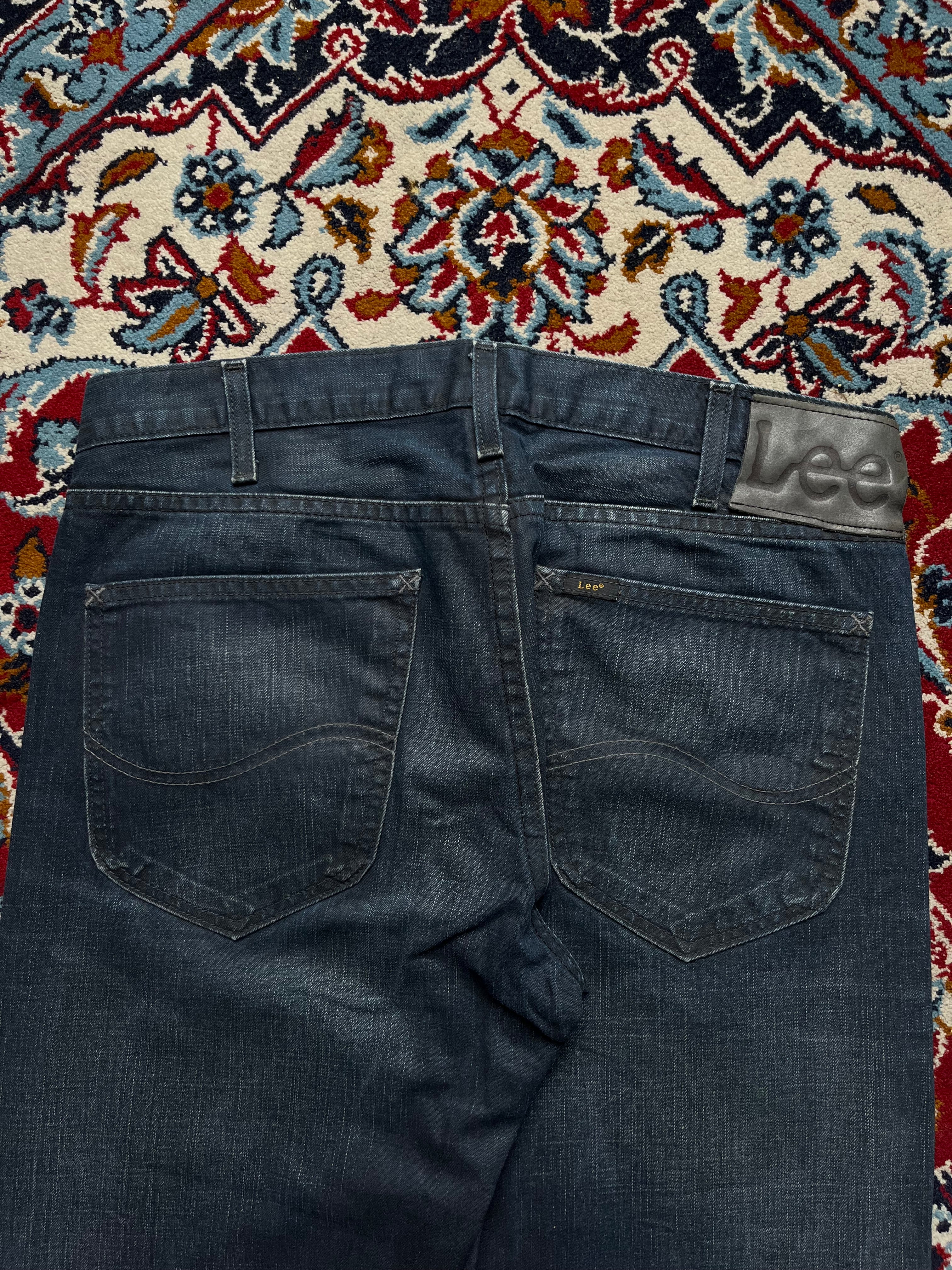 Lee Dark WashED Straight FIT Casual JEANS - 32