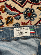 Diesel Safado Light WashED Distressed Slim Straight FIT JEANS - 32