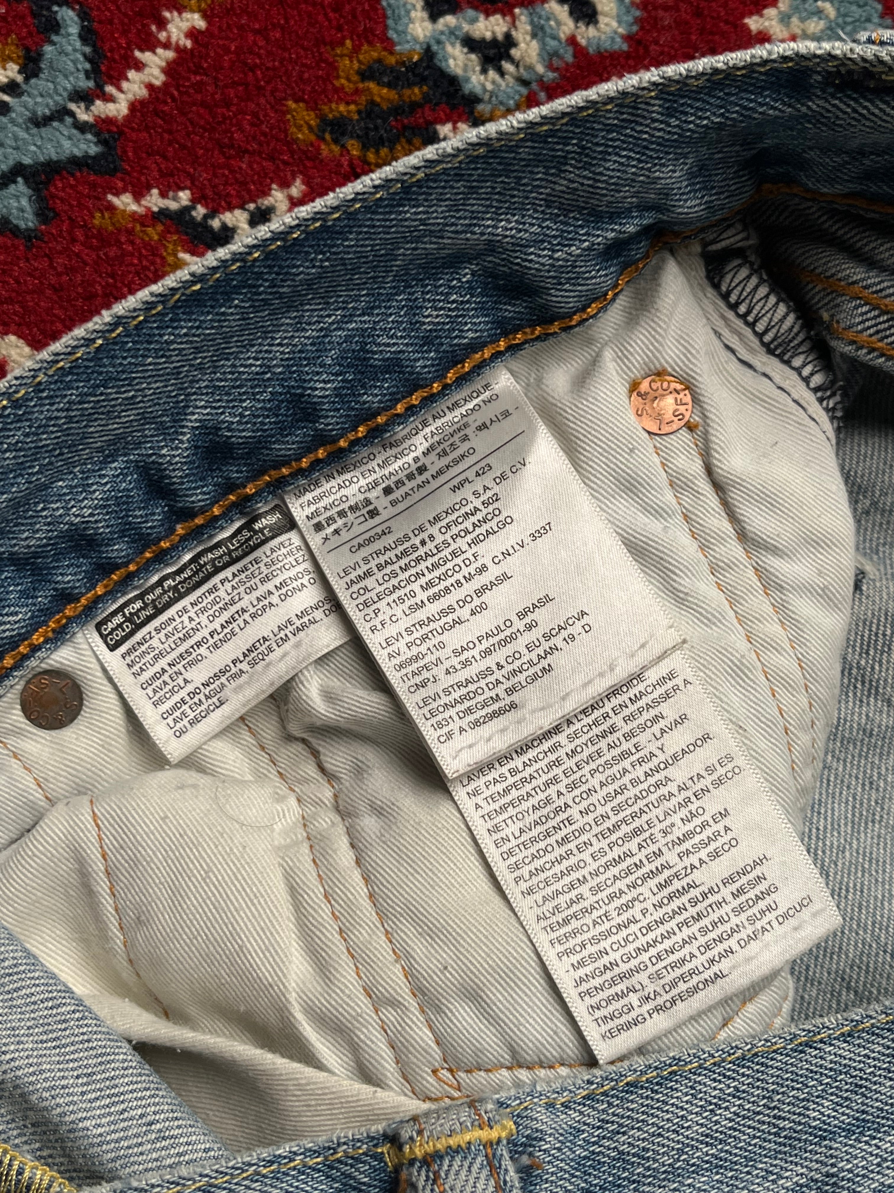 Levi's 501 Original Light WashED Straight FIT JEANS - 32
