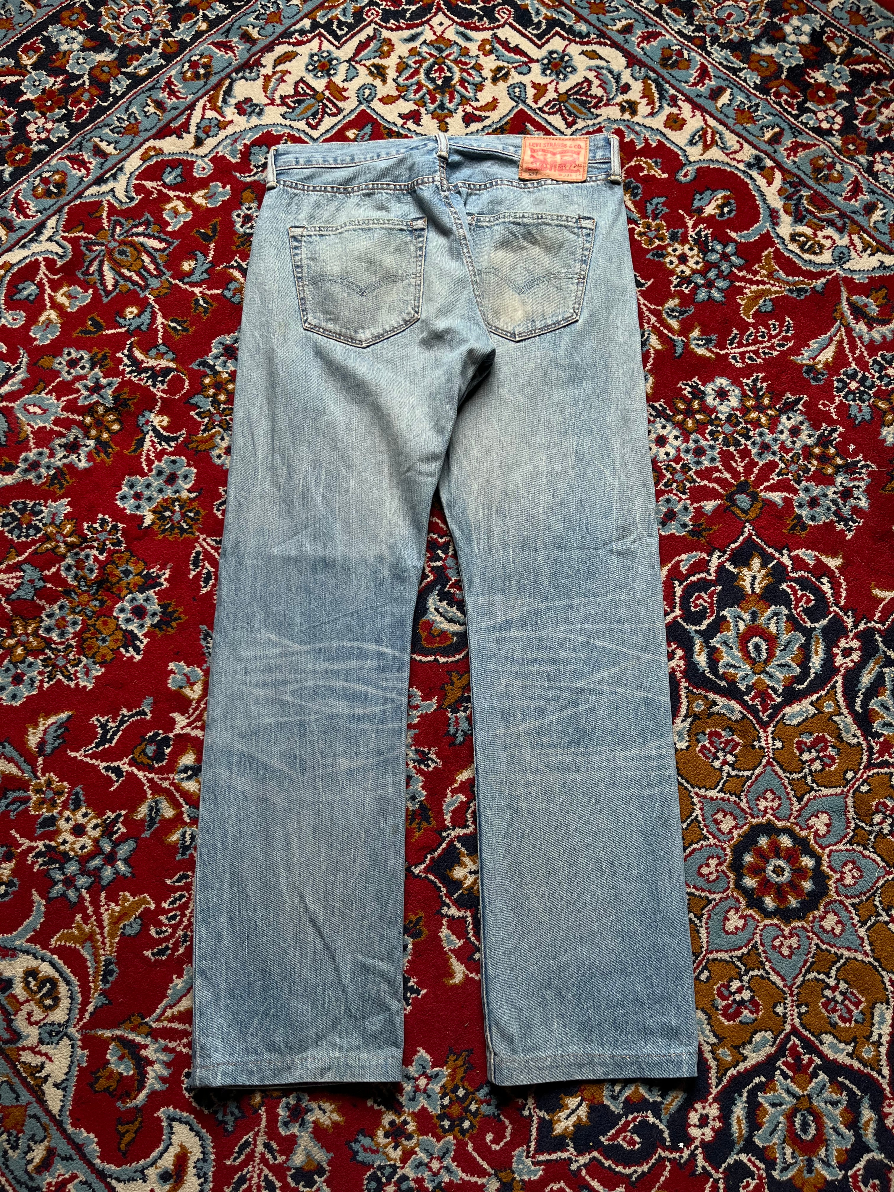 Levi's 501 Original Light WashED Straight FIT JEANS - 32