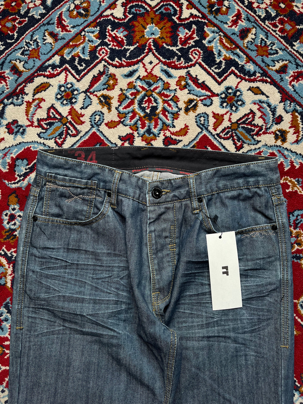 Springfield Medium WashED BOOTCUT JEANS - 32