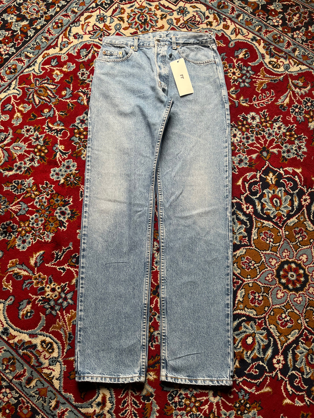 Vintage Levi's 614 Straight FIT Light WashED JEANS - 30