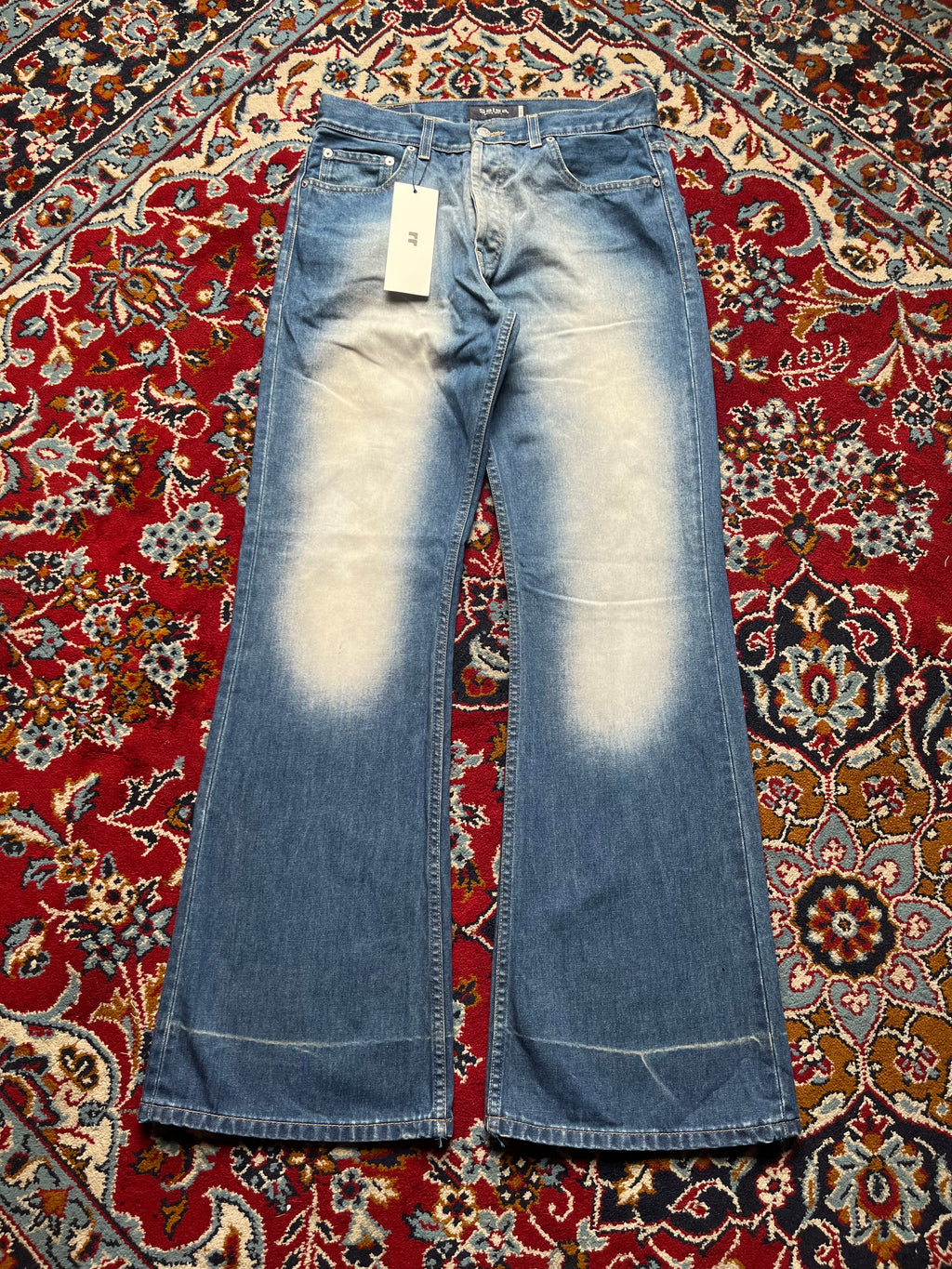 Vintage Salsa Distressed Medium WashED BOOTCUT JEANS - 30