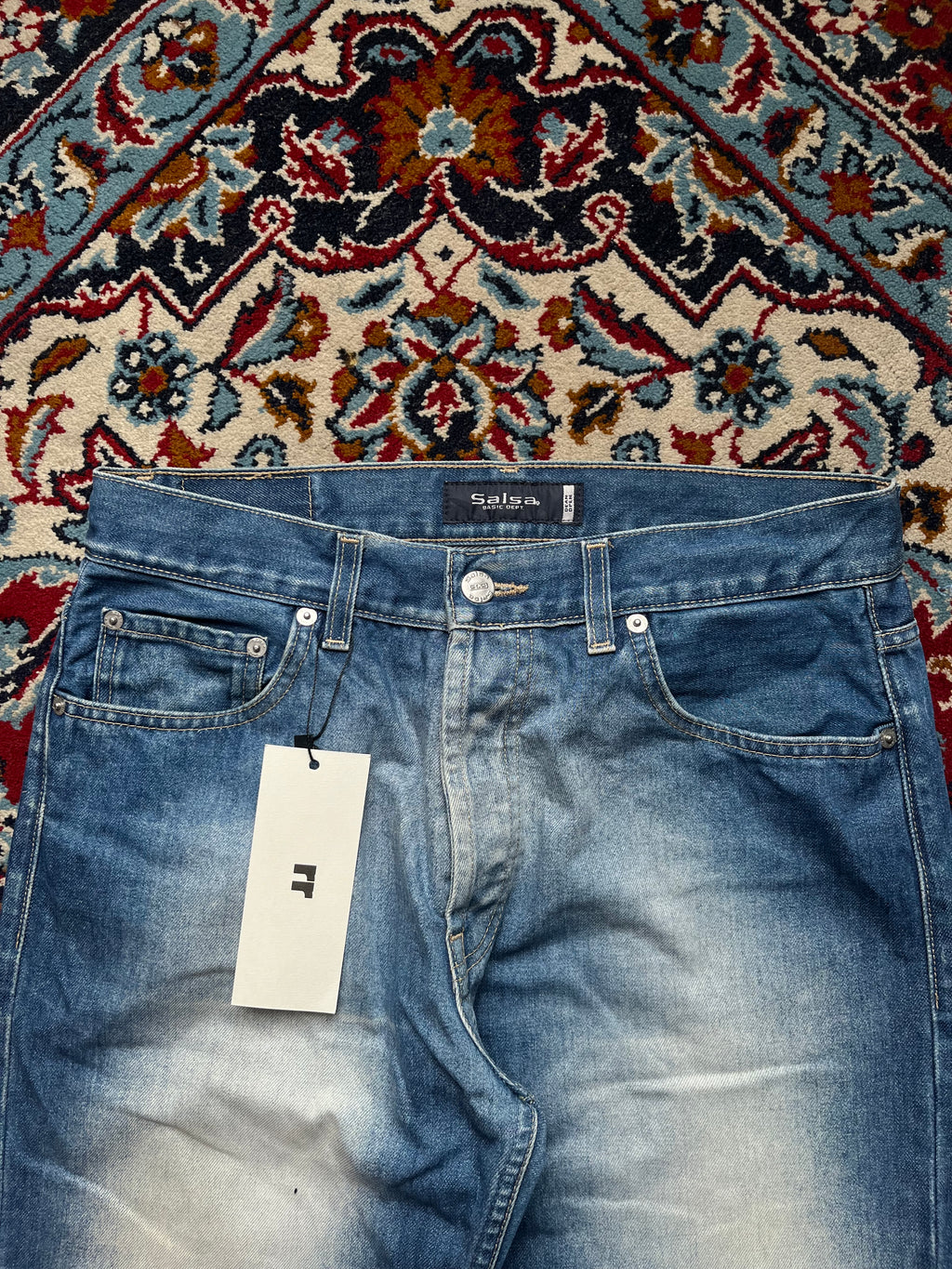 Vintage Salsa Distressed Medium WashED BOOTCUT JEANS - 30