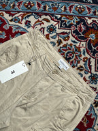 Saddlebred Khaki Cotton Casual Cargo Shorts - 30
