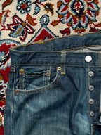 Vintage Levi's 501 Original Straight Fit Medium WashED Jeans - 30