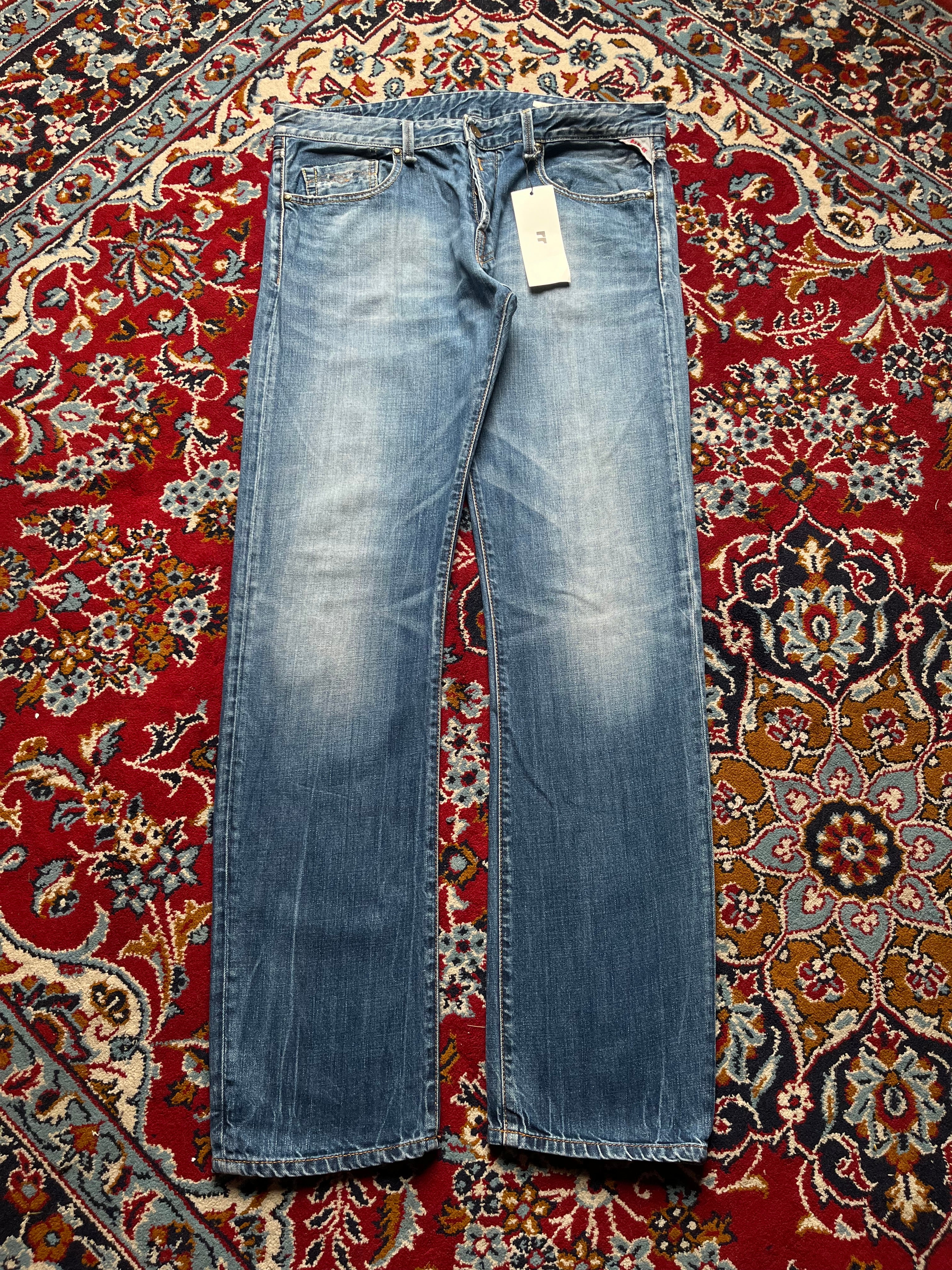 Vintage Replay Jennon Medium Washed Straight FIT Jeans - 36