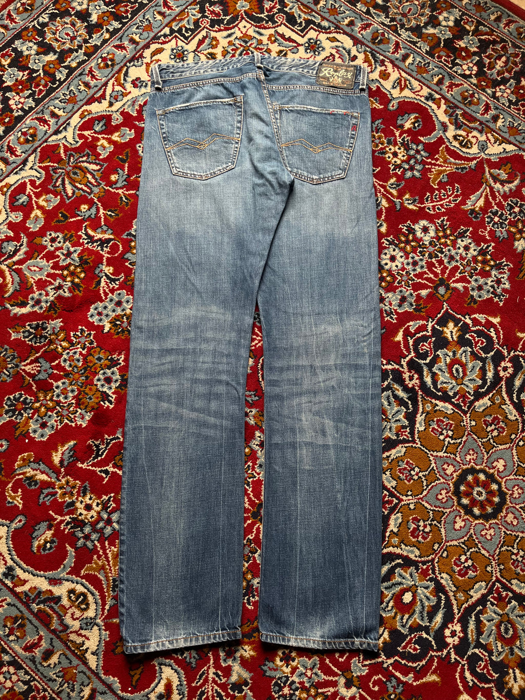 Vintage Replay Jennon Medium Washed Straight FIT Jeans - 36