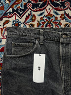 Vintage Levi's 550 Heavyweight Blackish gray WashED Denim JEANS - 36