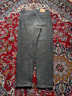 Vintage Levi's 550 Heavyweight Blackish gray WashED Denim JEANS - 36