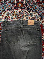 Vintage Levi's 550 Heavyweight Blackish gray WashED Denim JEANS - 36