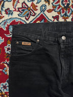 Vintage Wrangler Texas Men Black Straight Fit JEANS - 32