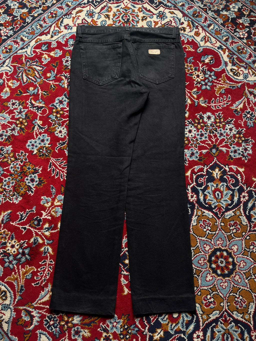 Vintage Wrangler Texas Men Black Straight Fit JEANS - 32
