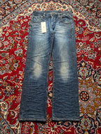 Cross Jeanswear Co Antonio Men Blue Faded Wide FIT JEANS - 34