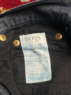 Vintage Hugo Boss Montana Straight FIT Dark WashED JEANS - 34