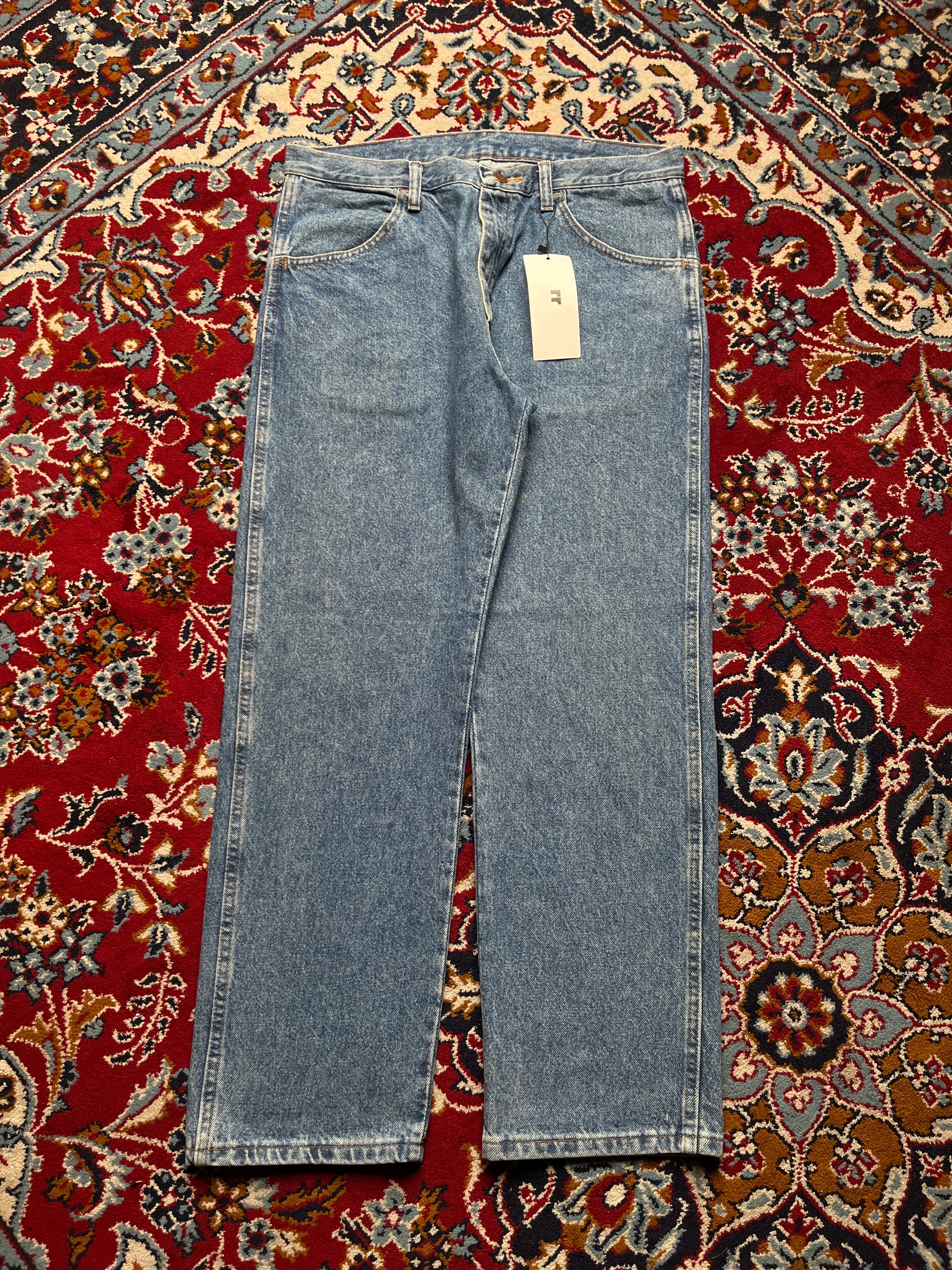 Vintage Rustler Relaxed Fit MEDIUM WashED JEANS - 34