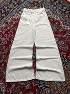 Zara Woman Premium High Waisted Wide FIT FlareD JEANS - 26