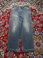 Vintage Old Navy Carpenter Utility Baggy JEANS - 32
