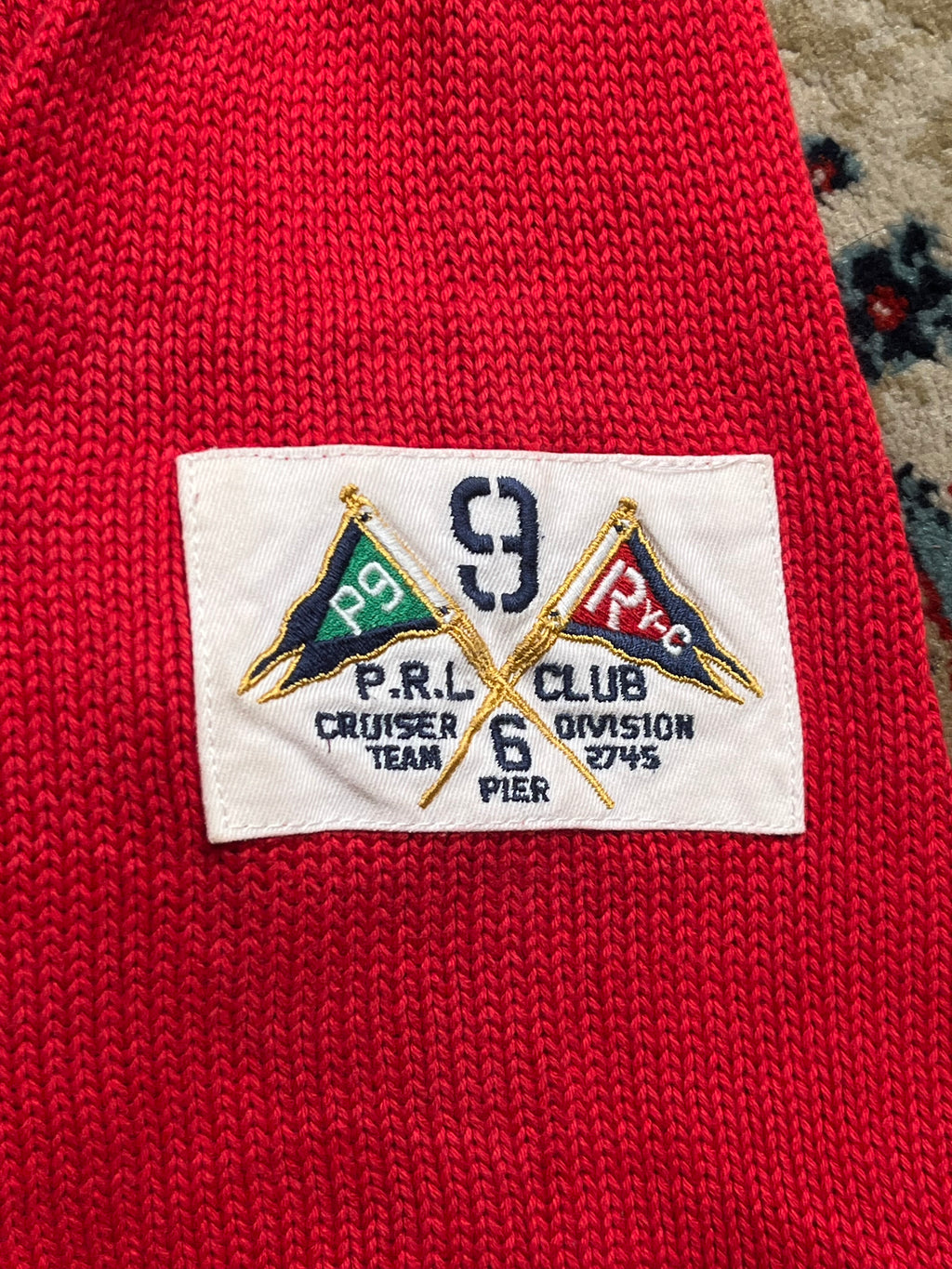 Vintage Polo Ralph Lauren Full Zip Knit Sweater - M