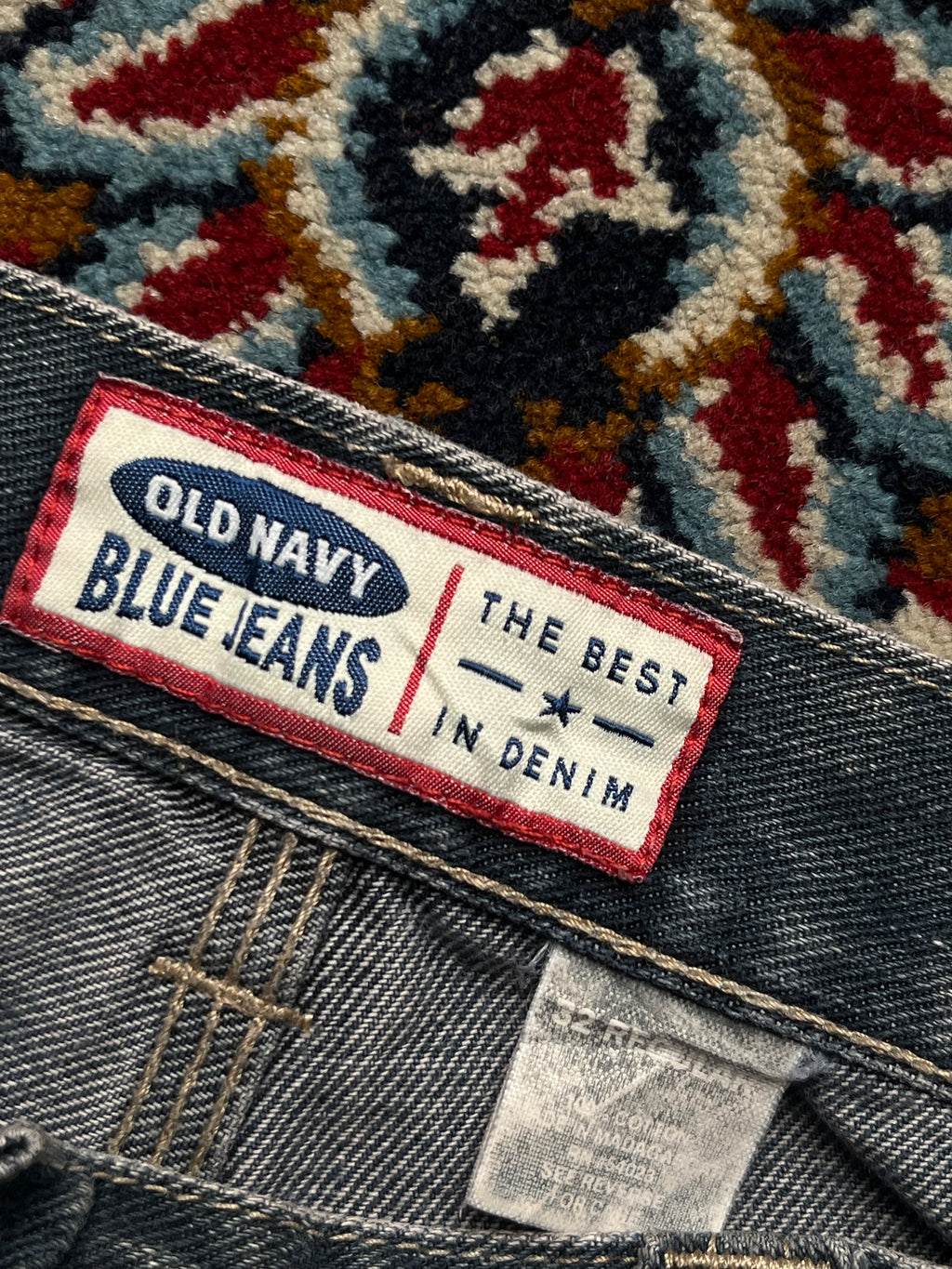 Vintage Old Navy Carpenter Utility Baggy JEANS - 32