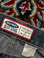 Vintage Old Navy Carpenter Utility Baggy JEANS - 32