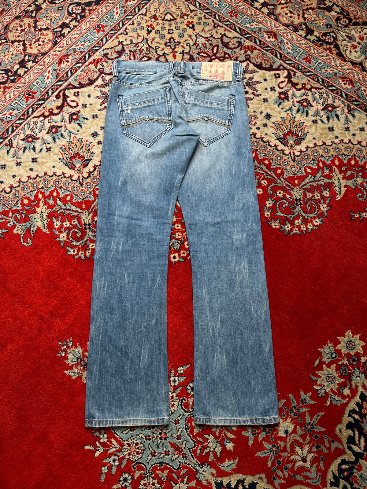 Vintage Mustang New Oregon Low Rise Bootcut Medium WashED Jeans - 28