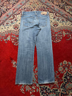 Denim & Supply Ralph Lauren Distressed Straight FIT Light WashED Jeans - 34