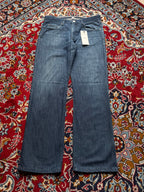 Vintage Armani Collezioni Blue WashED RELAXED BOOTCUT JEANS - 34