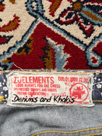 Vintage Zuelements Blue WashED Distressed Straight FIT JEANS - 34
