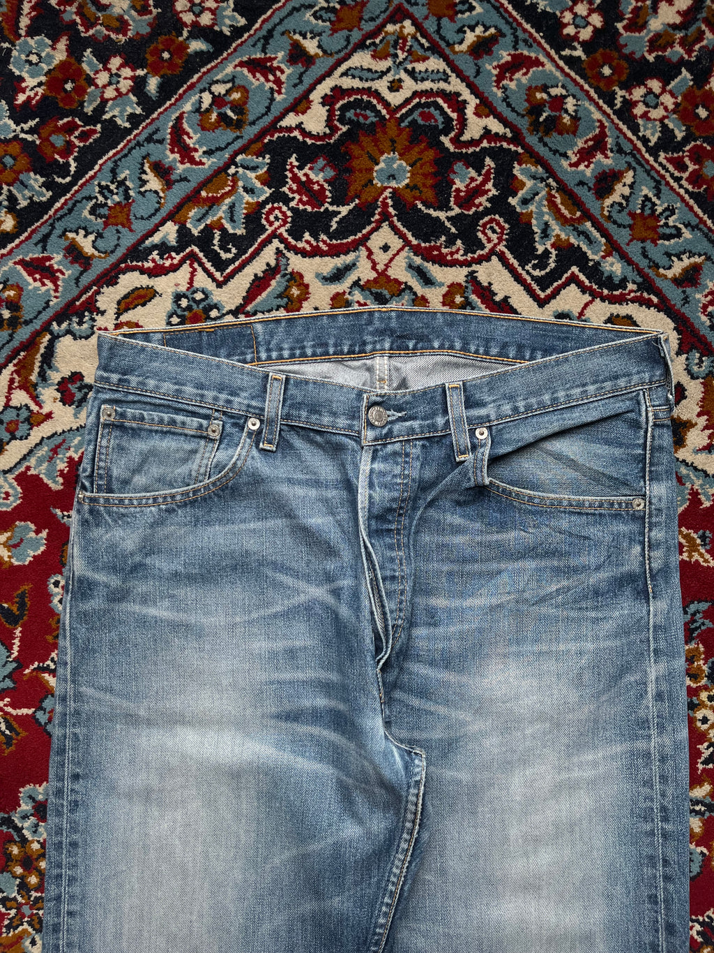 Vintage Levi's 508 Original STRAIGHT FIT Light WashED JEANS - 34