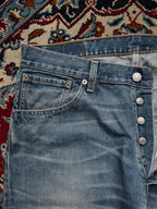 Vintage Levi's 508 Original STRAIGHT FIT Light WashED JEANS - 34