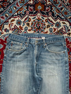 Vintage Abercrombie & Fitch Premium Denim Distressed Light WashED BOOTCUT JEANS - 32
