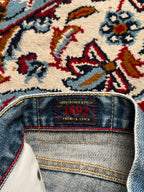 Vintage Abercrombie & Fitch Premium Denim Distressed Light WashED BOOTCUT JEANS - 32