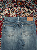 Vintage Abercrombie & Fitch Premium Denim Distressed Light WashED BOOTCUT JEANS - 32