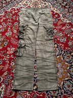 Vintage Dongganwangzi Multi Pocket Tactical Camo Grunge Cargo PANTS - 34