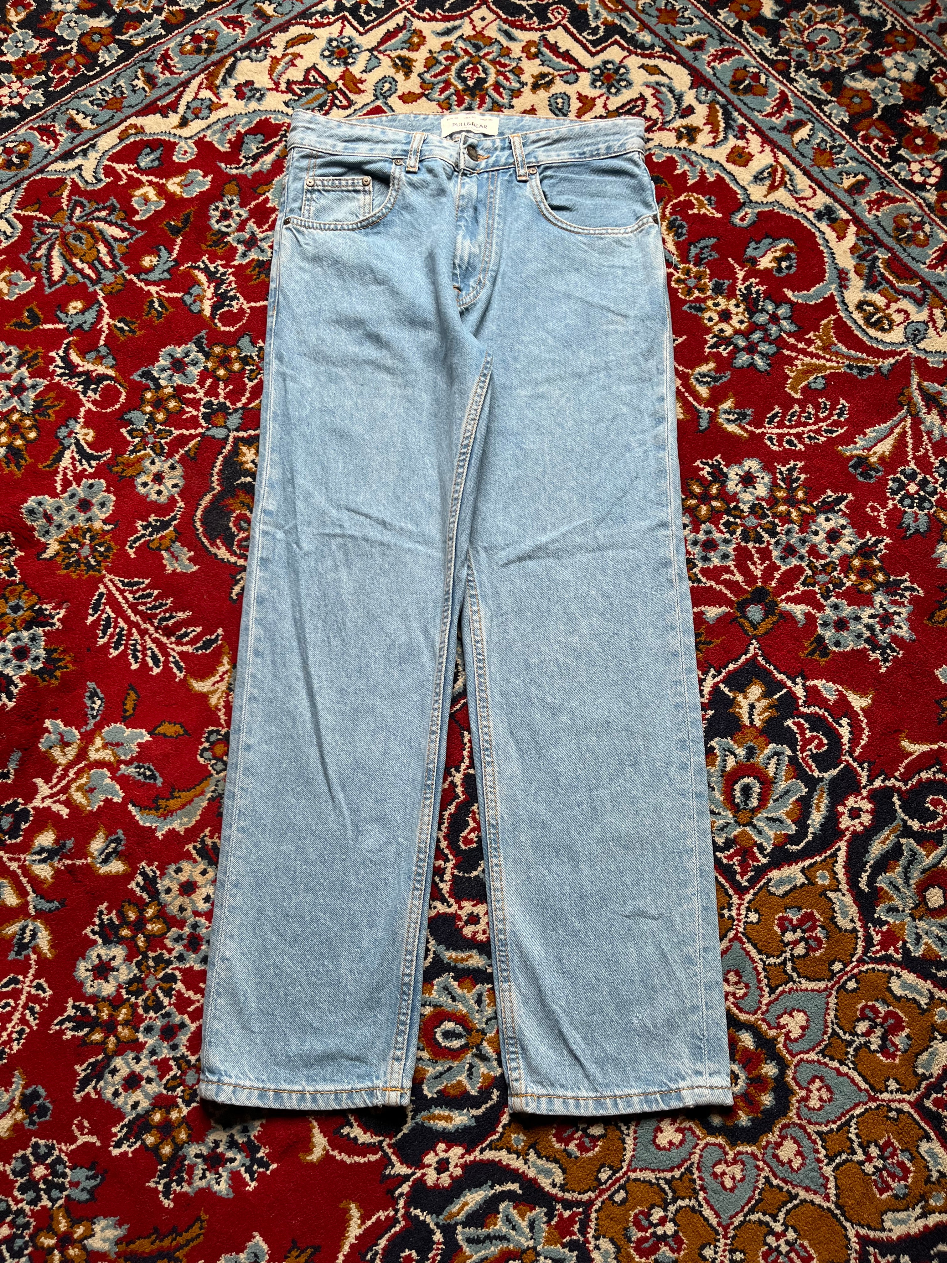 Pull & Bear Light WashED Straight FIT JEANS - 28