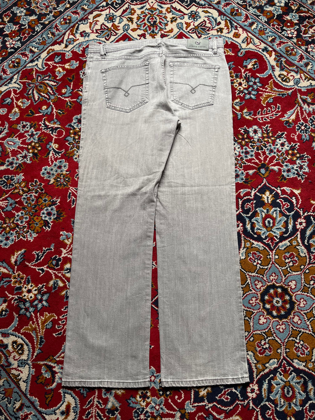 Pierre Cardin Mod Deauville Light Gray STRAIGHT Fit JEANS - 36