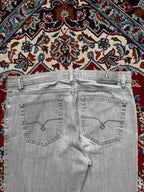 Pierre Cardin Mod Deauville Light Gray STRAIGHT Fit JEANS - 36