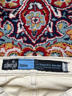 Levis SilverTab Loose Fit Cream Colored JEANS - 30