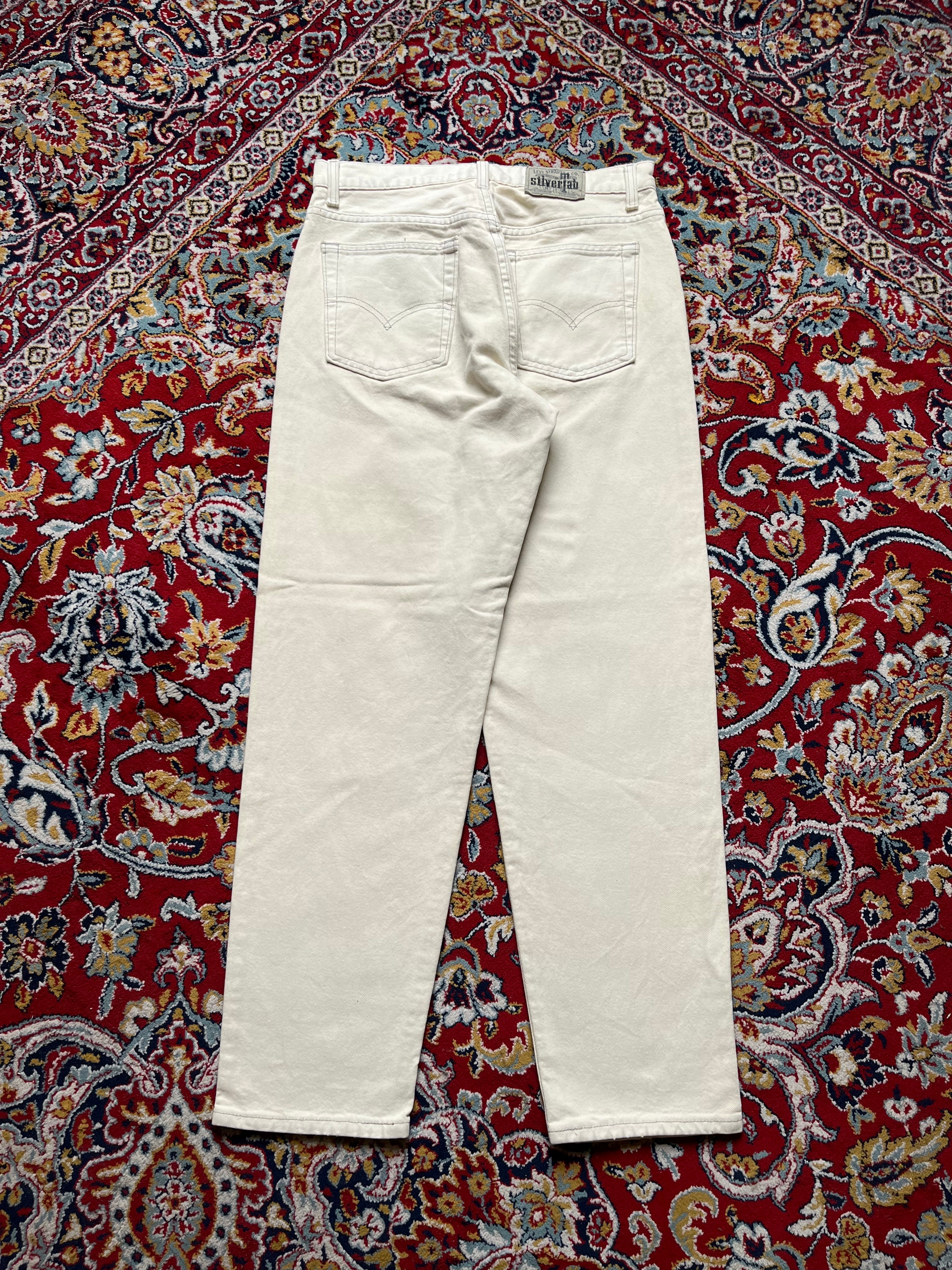 Levis SilverTab Loose Fit Cream Colored JEANS - 30