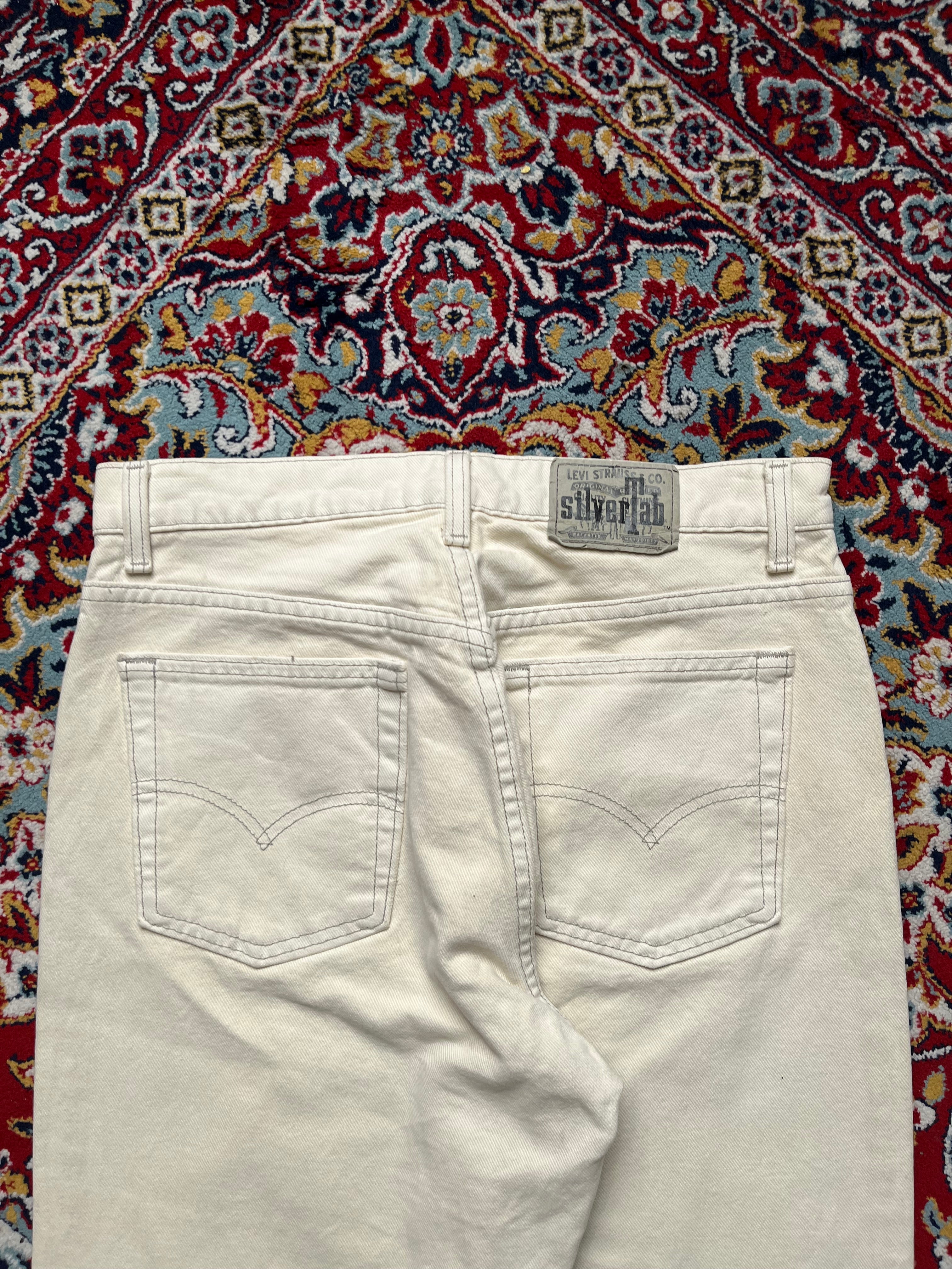Levis SilverTab Loose Fit Cream Colored JEANS - 30