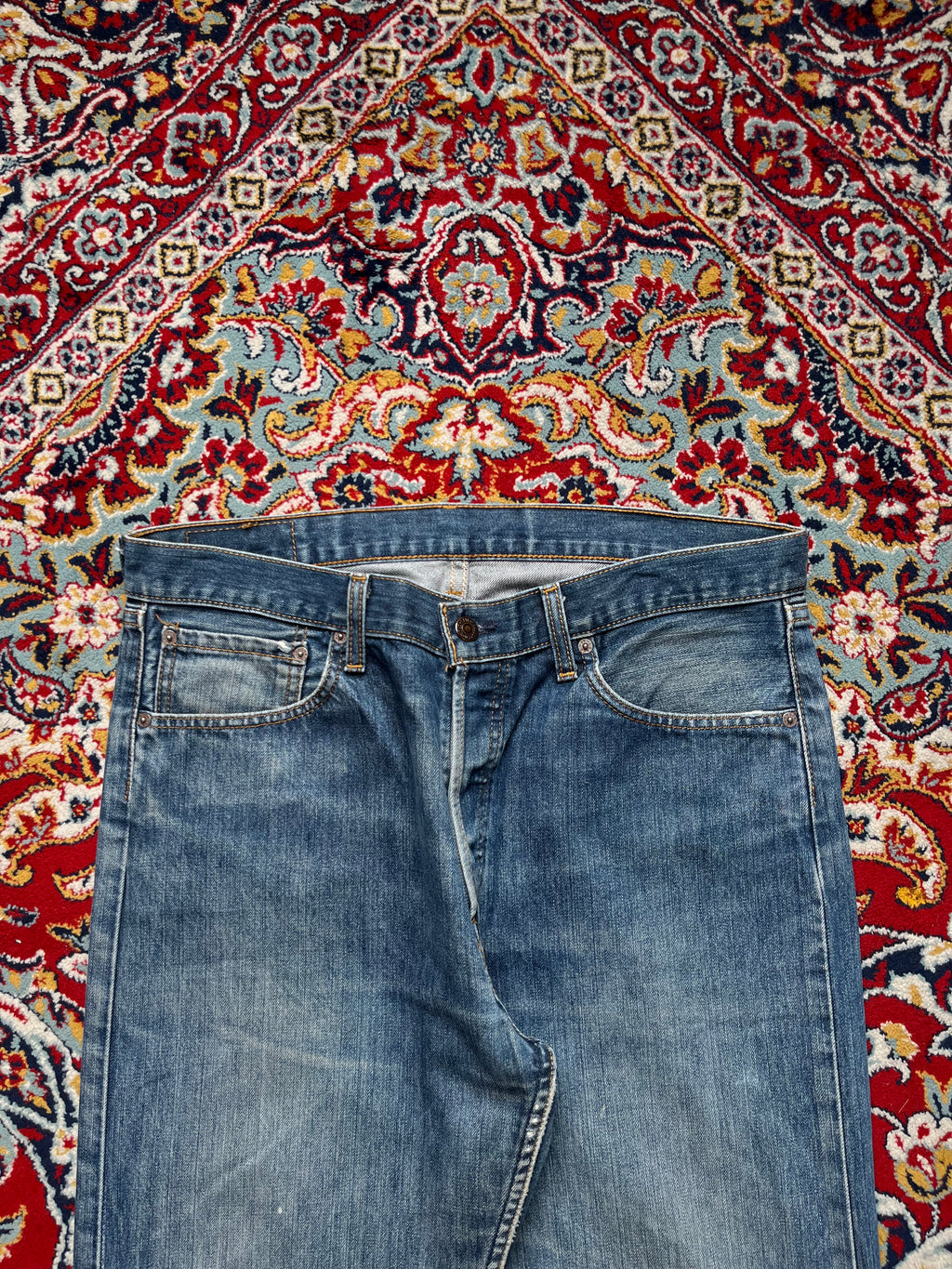 Levis 508 Blue Faded WashED Straight FIT JEANS - 34