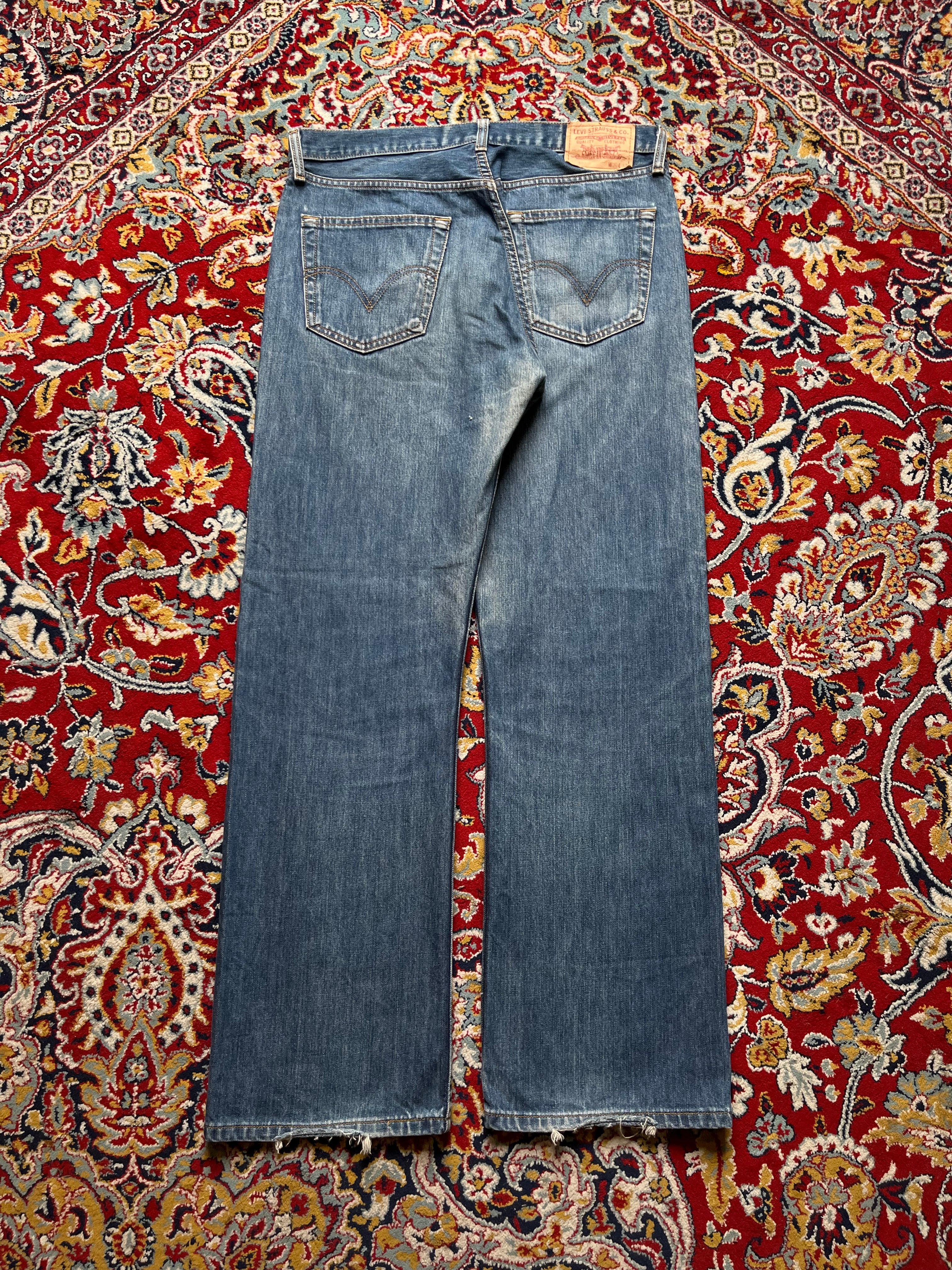 Levis 508 Blue Faded WashED Straight FIT JEANS - 34