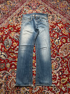 Replay Faded Light WashED RELAXED Bootcut JEANS - 32